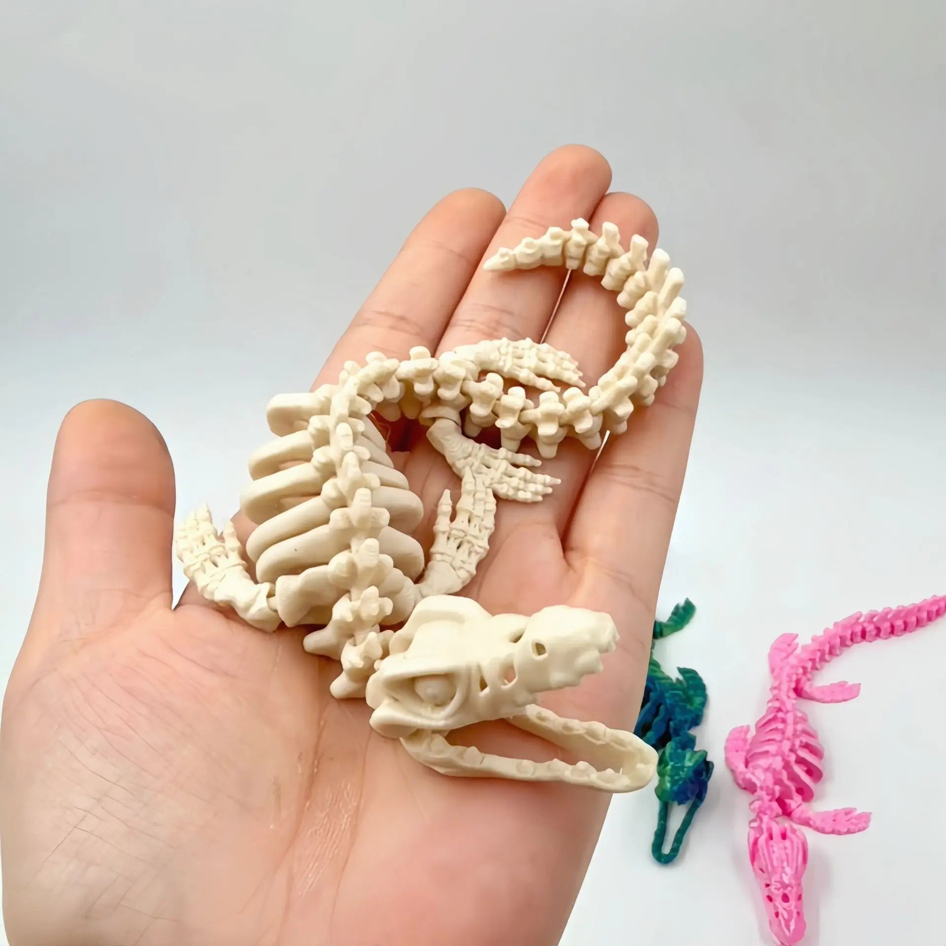 Realistic Canglong Skeleton Reproduction Aquarium Decoration - Large Dinosaur Skeleton Model Suitable for aquarium enthusiasts