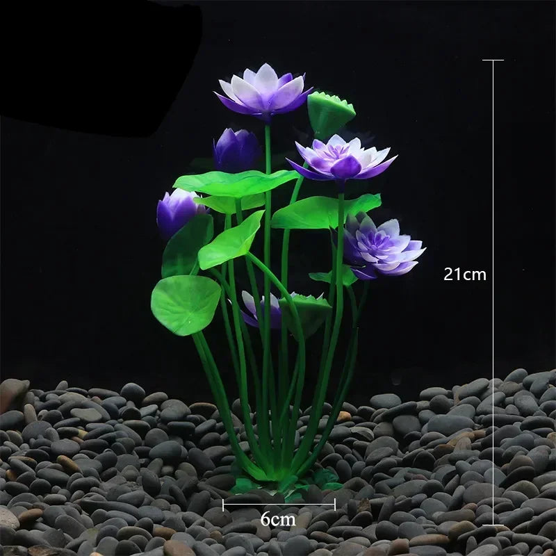 Fish Tank Water Plant Decoration Aquarium Decor Aquatic Plants Underwater Plastic Artificial Grass Accessories Pet Supplies Home