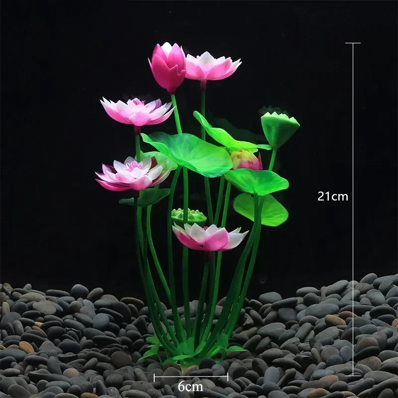 Fish Tank Water Plant Decoration Aquarium Decor Aquatic Plants Underwater Plastic Artificial Grass Accessories Pet Supplies Home