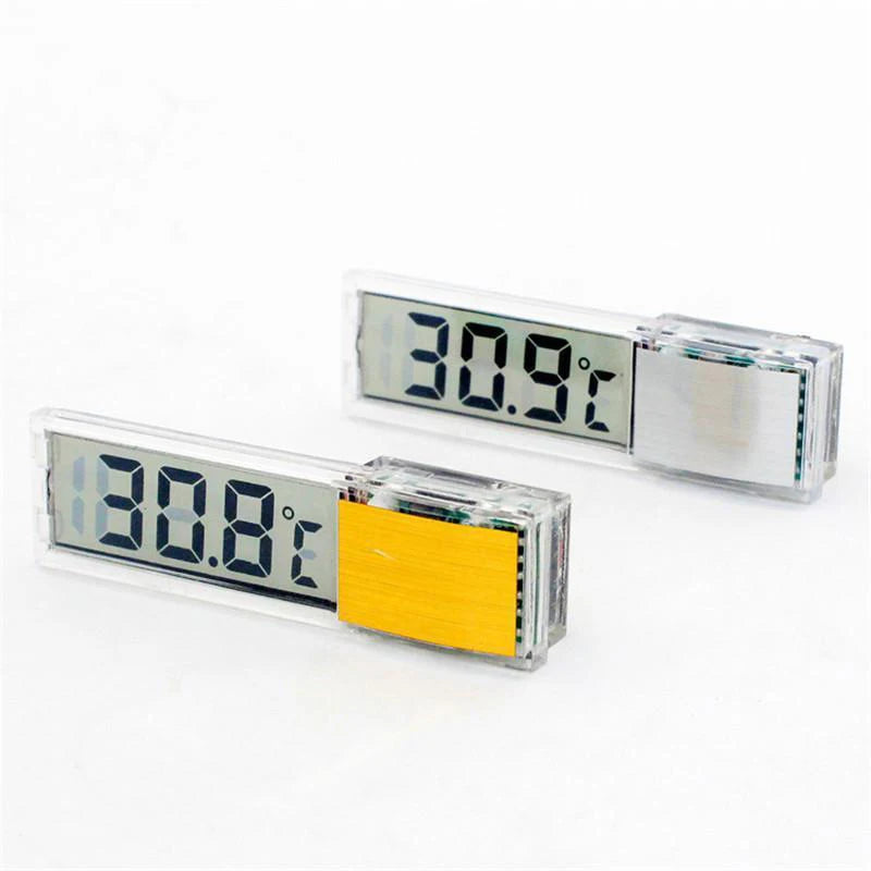Waterproof Aquarium Thermometer 3D Digital LCD Electronic Fish Tank Temperature Fish Turtle Temp Meter Aquarium Decoration