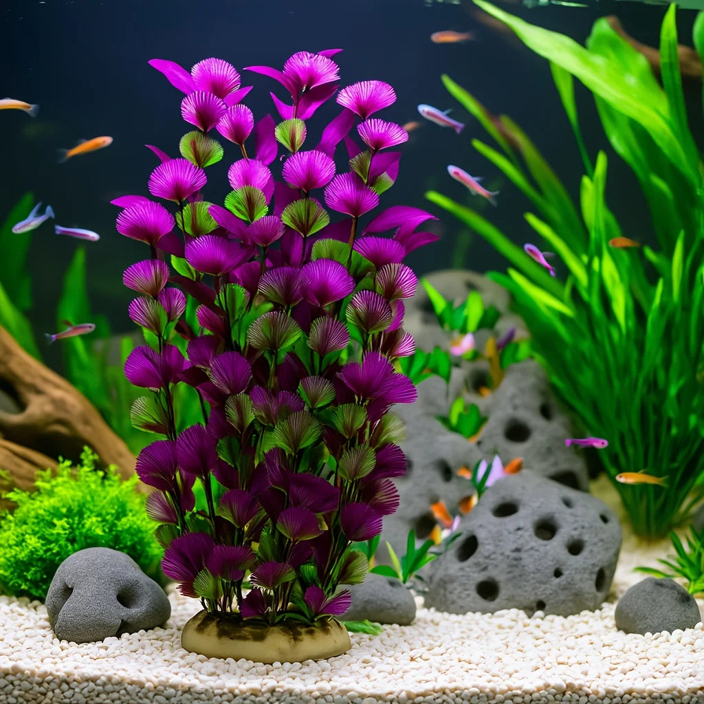 38cm/15inch Aquarium Artificial Water Grass Aquarium Decoration Fish Tank Water Grass - Aquarium Landscape Fish Tank Decoration
