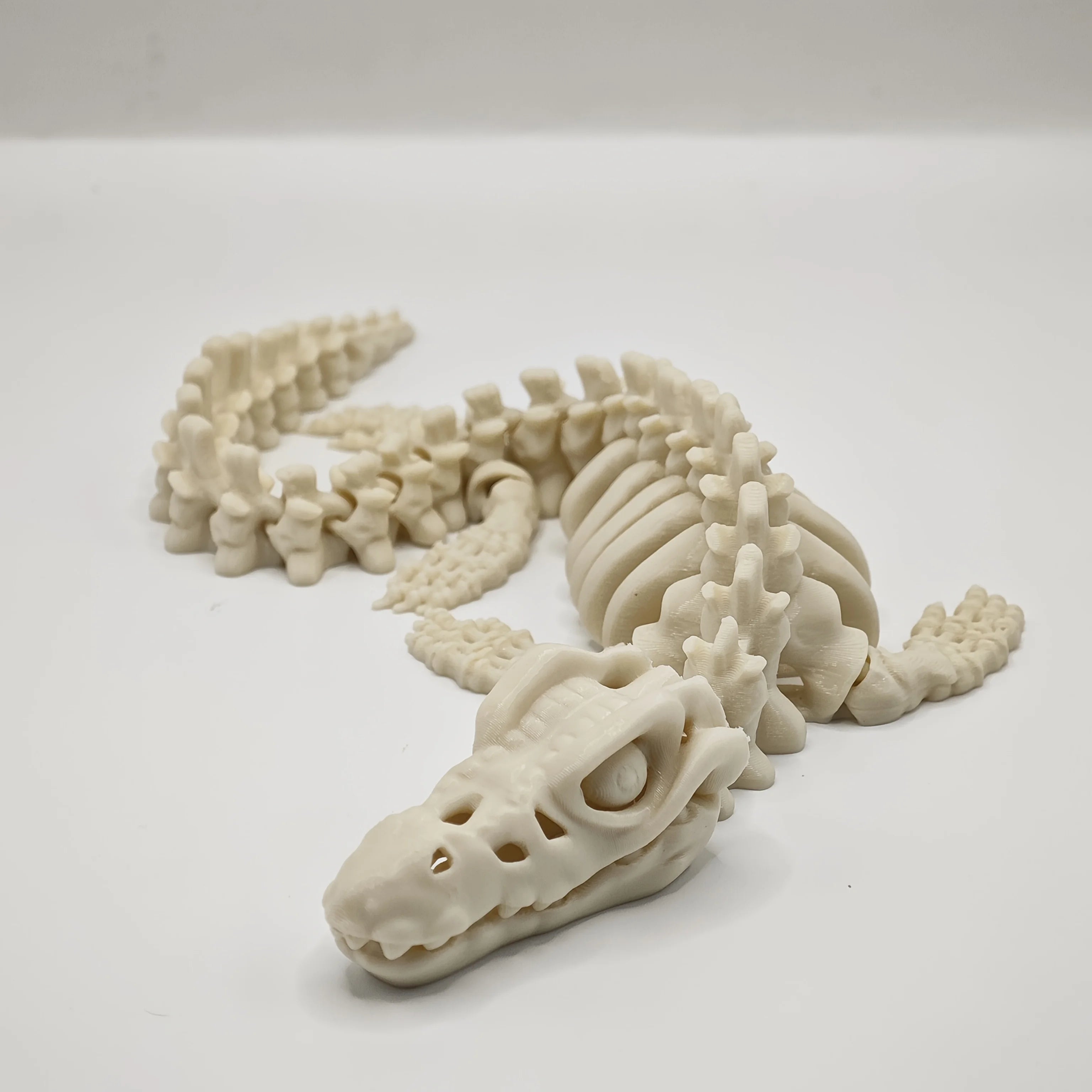 Realistic Canglong Skeleton Reproduction Aquarium Decoration - Large Dinosaur Skeleton Model Suitable for aquarium enthusiasts