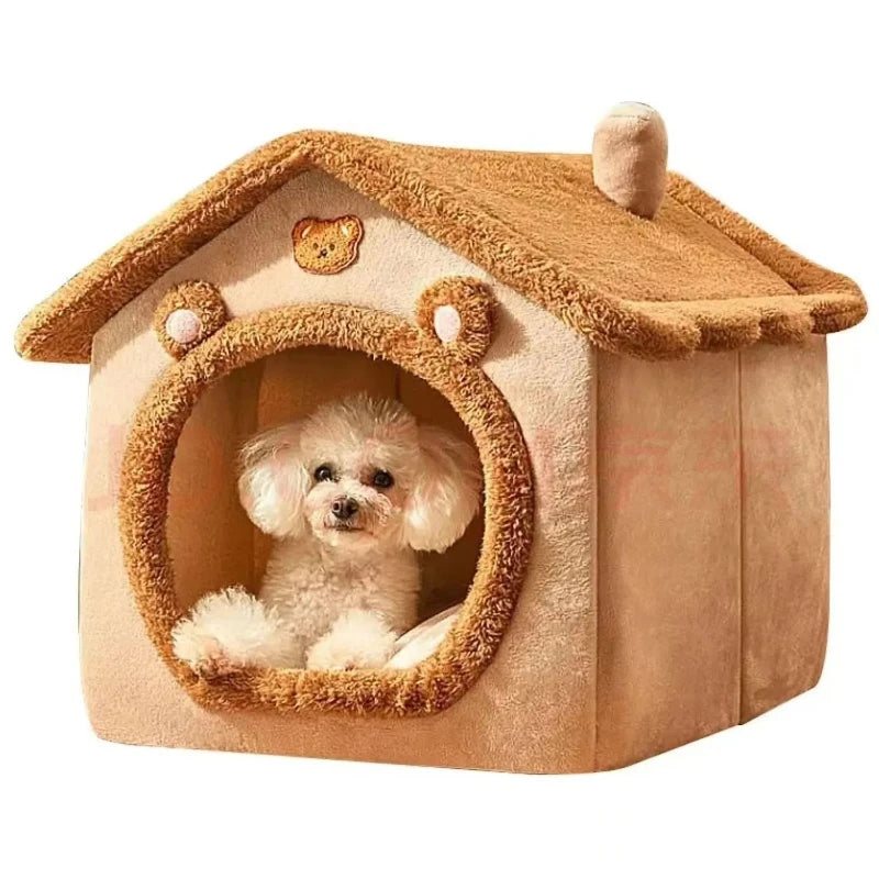 Popular Four Seasons Universal Cat and Dog Nest House Removable and Washable Small Dog Teddy Pet Bedding Supplies