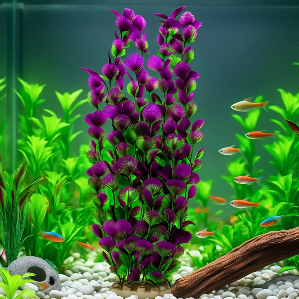 38cm/15inch Aquarium Artificial Water Grass Aquarium Decoration Fish Tank Water Grass - Aquarium Landscape Fish Tank Decoration